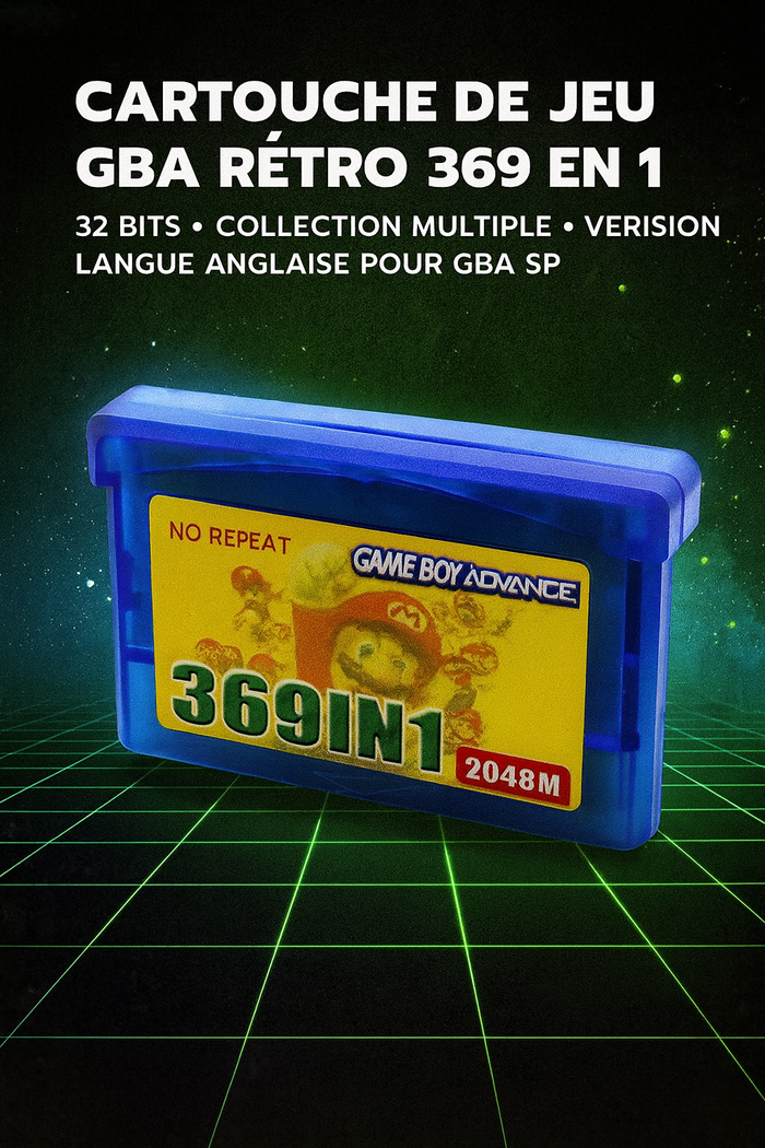369 jeux en 1 GameBoy Advance GB SP