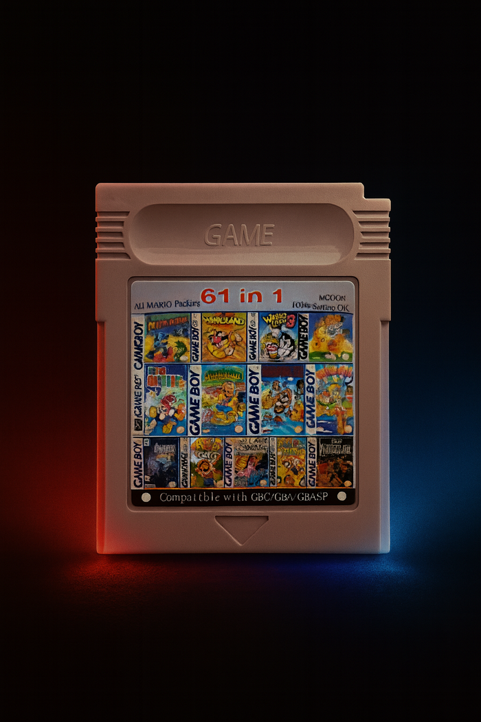 61 Jeux  en 1 GameBoy GBC GBA SP