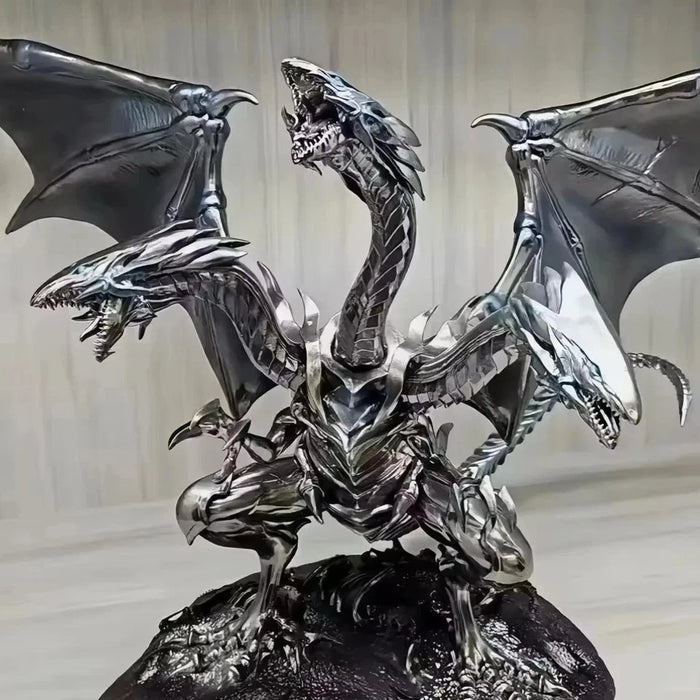Statue Yu-Gi-Oh Duel Monsters Dragon Blanc Yeux Bleus Figurine 25 cm